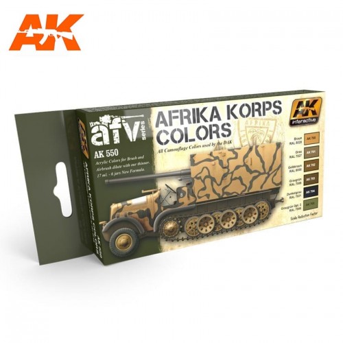 AFRIKA KORPS COLOR SET AK550